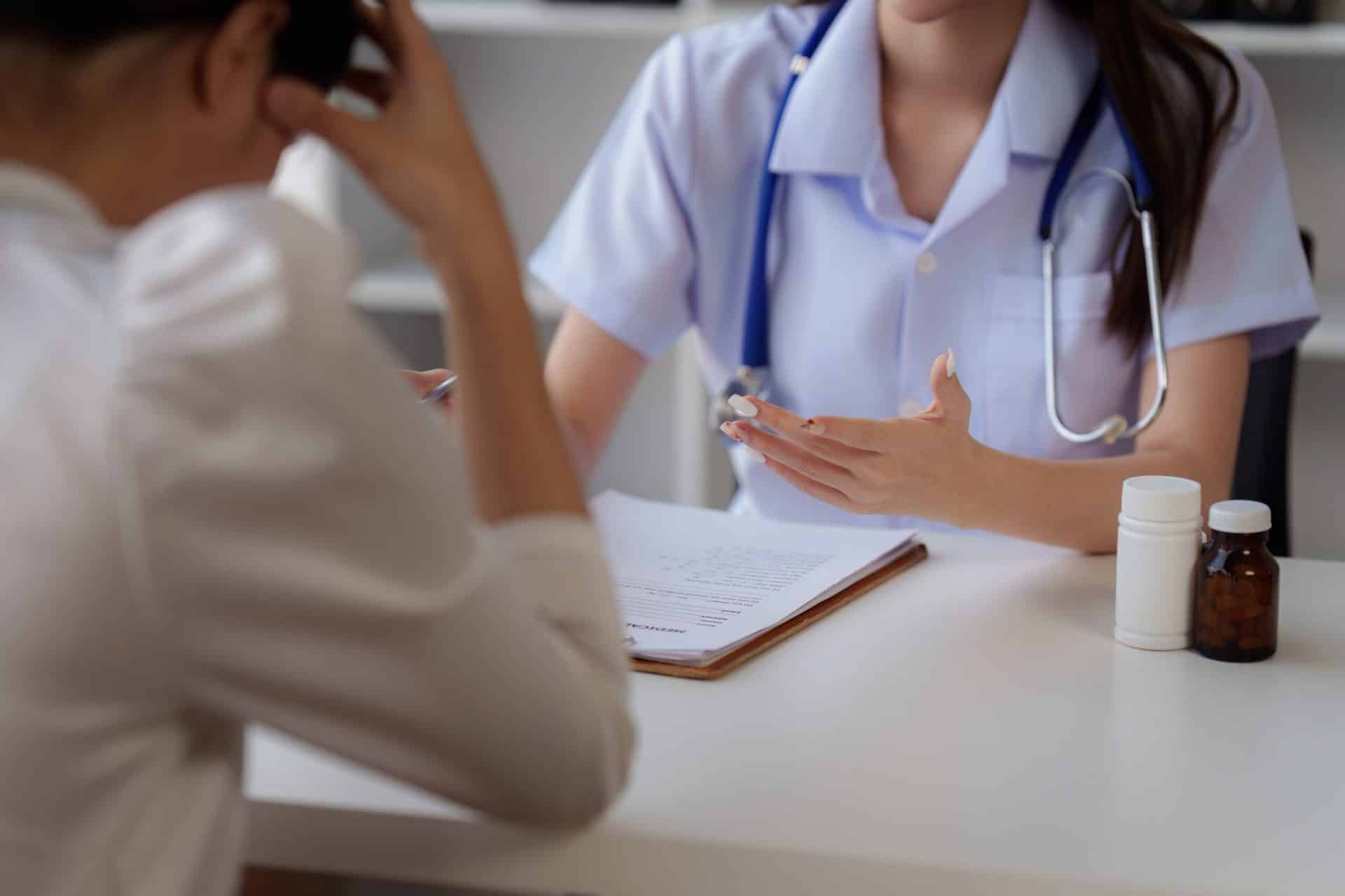 Panic disorder VA nexus letter - Patriot Path physician and psychologist review A clinician supports a patient, representing the medical review behind a panic disorder VA nexus letter.