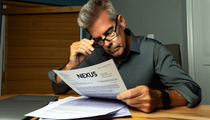 A veteran preparing for the C&P exam with relevant medical records